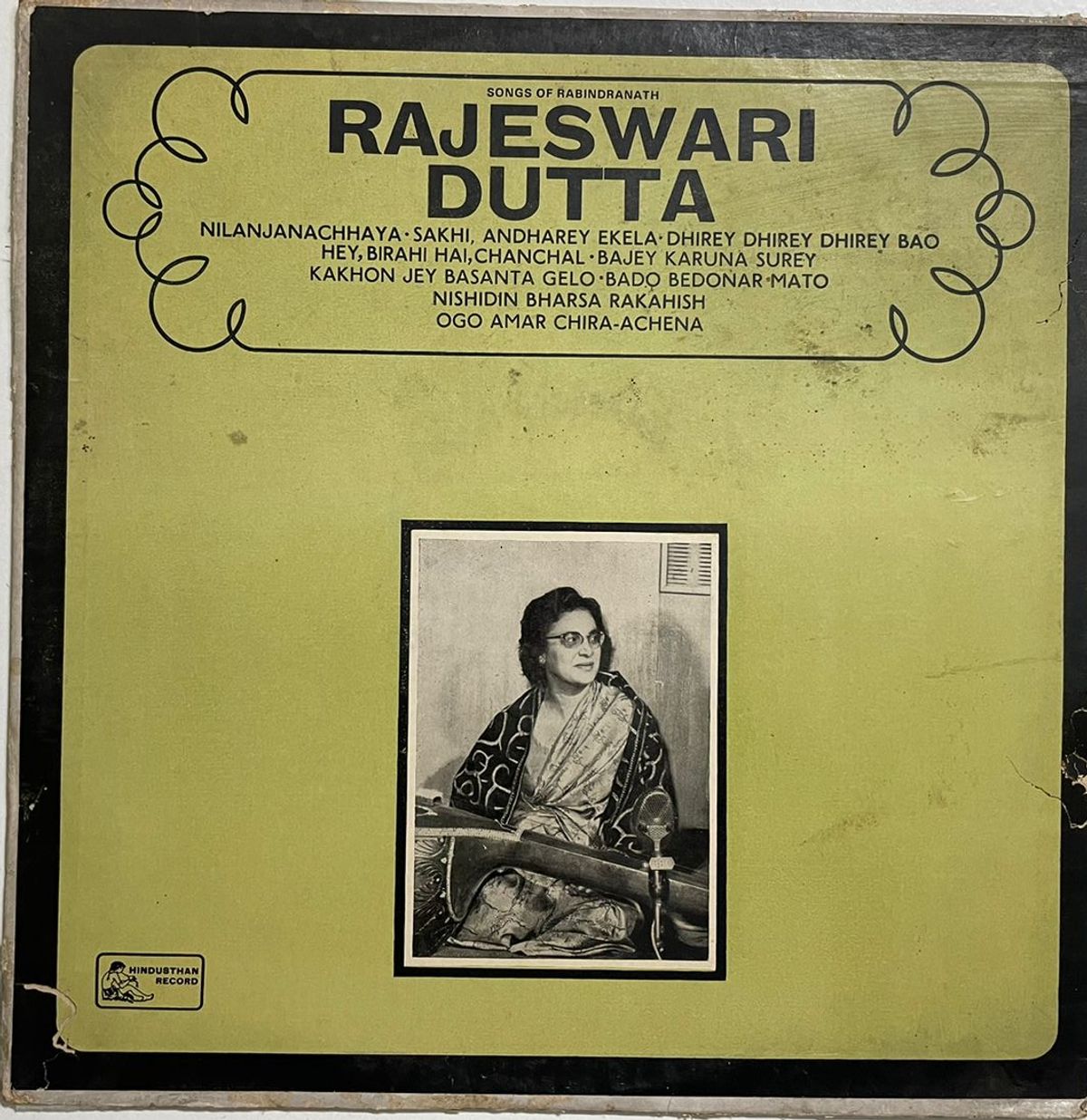 RABINDRASANGEET - RAJESWARI DUTTA Used Vinyl LP Record (VG)