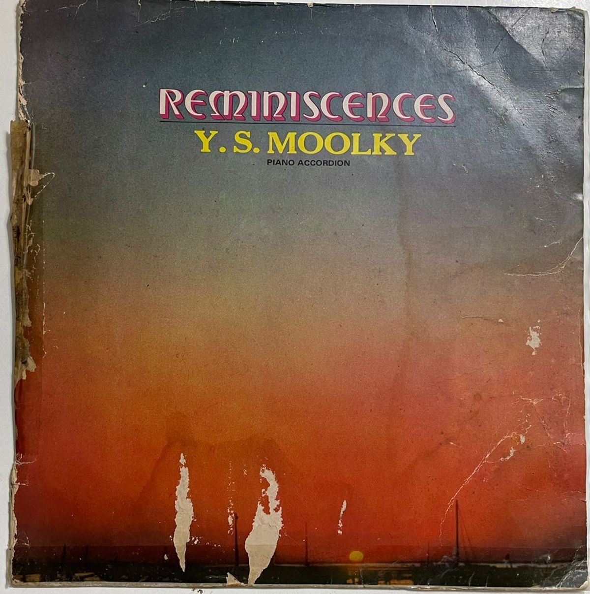 Reminiscences - Piano Accordion - Y. S. Moolky Used Vinyl LP Record (P)