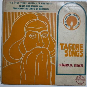 SONGS OF TAGORE - DEBABRATA BISWAS Used Vinyl LP Record (VG)