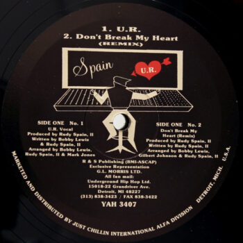 U.R. / Don't Break My Heart - Rudy Spain, II* - LP - Pre Owned Vinyl (Arrives in 14days)