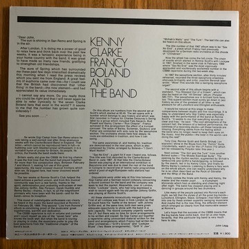 Live At Ronnie's ; Album 2 ; Rue Chaptal - Kenny Clarke Francy Boland And The Band - LP - Pre Owned Vinyl (Arrives in 14days)
