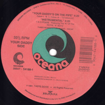 Your Daddy's On The Pipe - T.K.O. Posse - LP - Pre Owned Vinyl (Arrives in 14days)