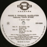 I Need You - Roger S.* Presents Nu-Solution Featuring Tonya Wynne - LP - Pre Owned Vinyl (Arrives in 14days)