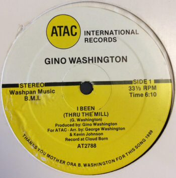 I Been (Thru The Mill) - Gino Washington - LP - Pre Owned Vinyl (Arrives in 14days)