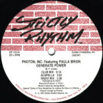 Generate Power - Photon, Inc.* Featuring Paula Brion - LP - Pre Owned Vinyl (Arrives in 14days)