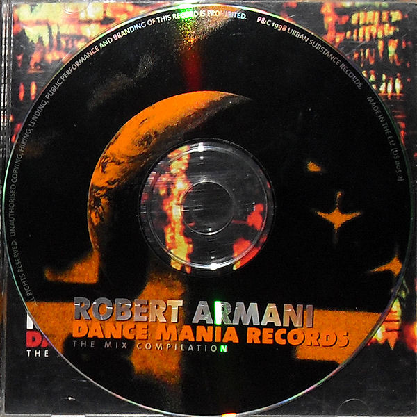 Dance Mania Records - The Mix Compilation - Robert Armani - Audio CD - Pre Owned CDs (Arrives in 14days)