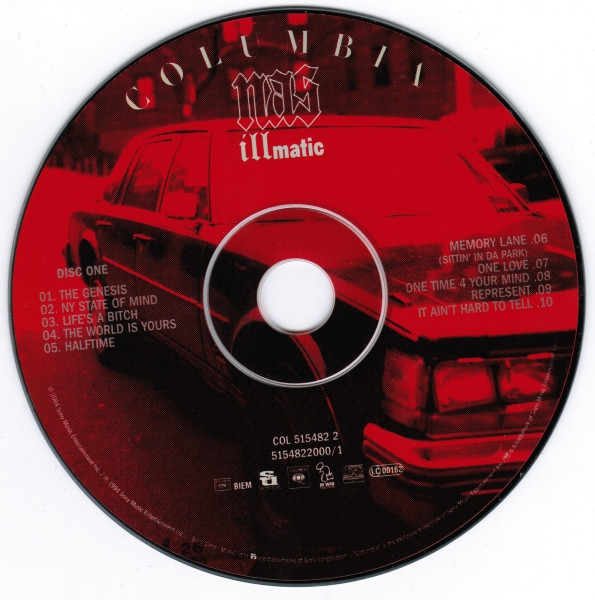 10 Year Anniversary Illmatic Platinum Series - Nas - Audio CD - Pre Owned CDs (Arrives in 14days)