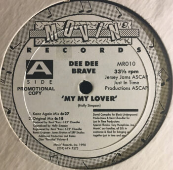 My My Lover - Dee Dee Brave - LP - Pre Owned Vinyl (Arrives in 14days)