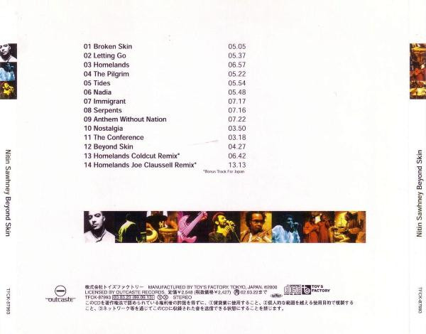 Beyond Skin - Nitin Sawhney - Audio CD - Pre Owned CDs (Arrives in 14days)