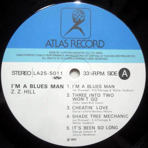 I'm A Blues Man - Z.Z. Hill - LP - Pre Owned Vinyl (Arrives in 14days)