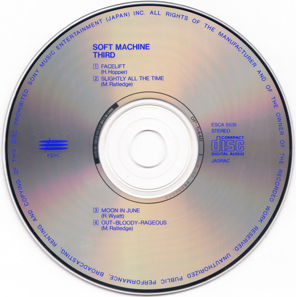 Third - Soft Machine - Audio CD - Pre Owned CDs (Arrives in 14days)