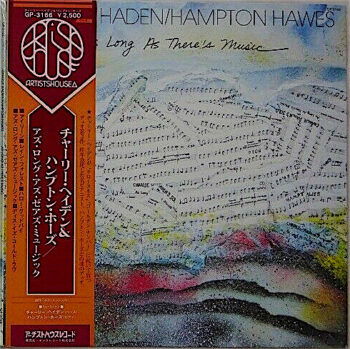 As Long As There's Music - Charlie Haden / Hampton Hawes - LP - Pre Owned Vinyl (Arrives in 14days)