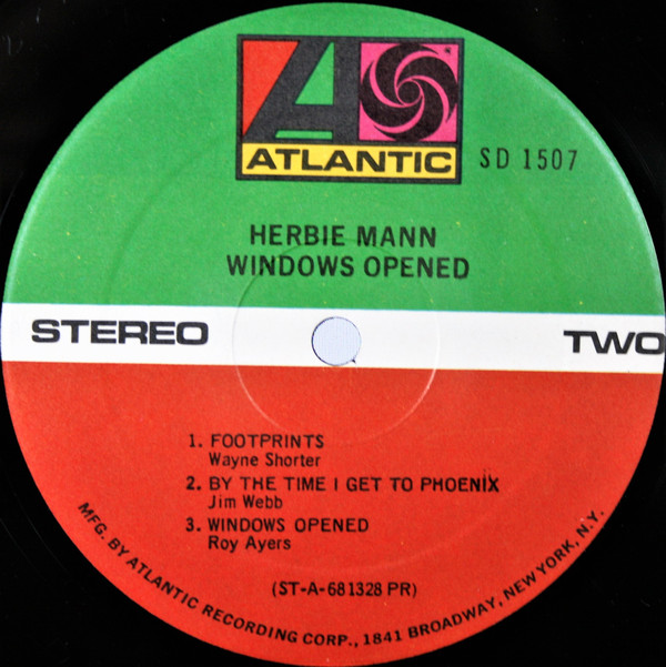 Windows Opened - Herbie Mann - LP - Pre Owned Vinyl (Arrives in 14days)