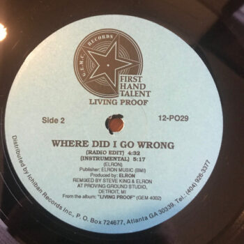 Where Did I Go Wrong - Living Proof (3) - LP - Pre Owned Vinyl (Arrives in 14days)