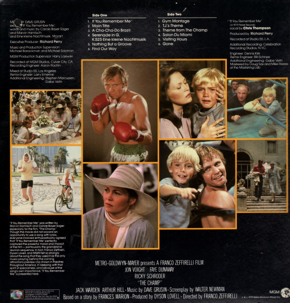 The Champ (Original Motion Picture Soundtrack) - Dave Grusin - LP - Pre Owned Vinyl (Arrives in 14days)