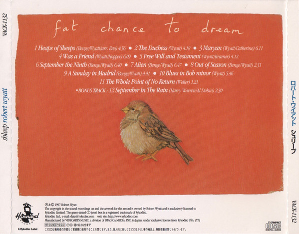 Shleep - Robert Wyatt - Audio CD - Pre Owned CDs (Arrives in 14days)