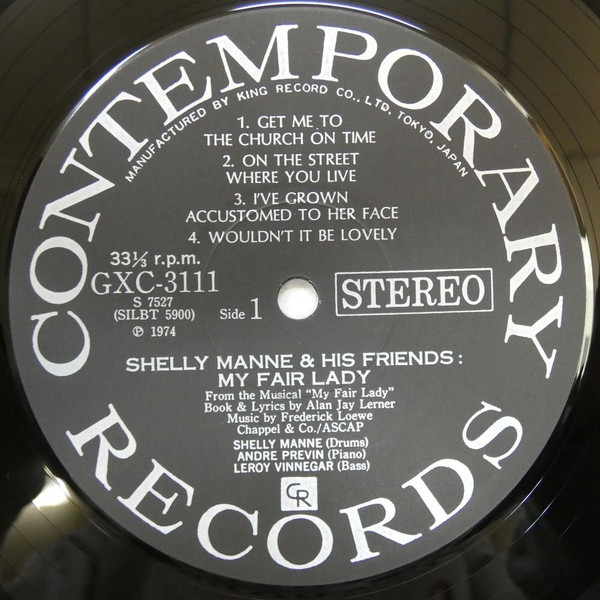 Modern Jazz Performances Of Songs From My Fair Lady - Shelly Manne &amp; His Friends - LP - Pre Owned Vinyl (Arrives in 14days)