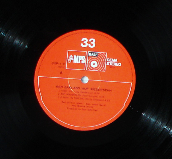 Auf Wiedersehen - Red Garland - LP - Pre Owned Vinyl (Arrives in 14days)