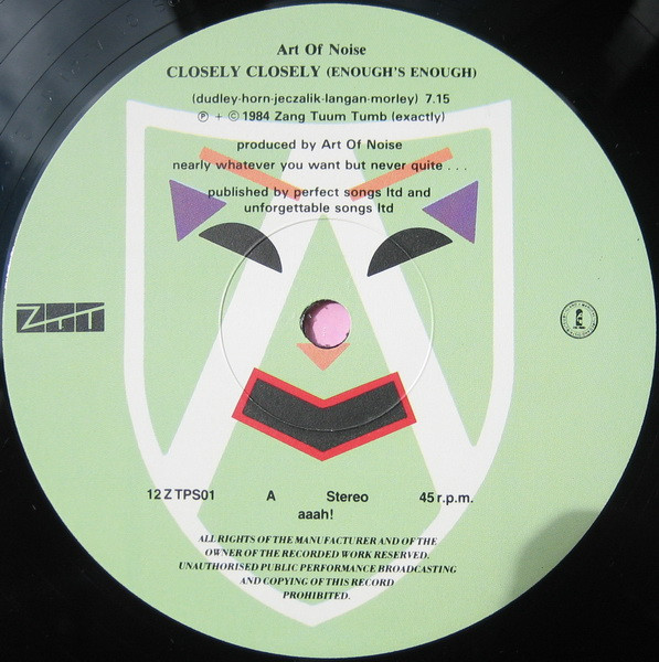 Close-Up - The Art Of Noise - LP - Pre Owned Vinyl (Arrives in 14days)