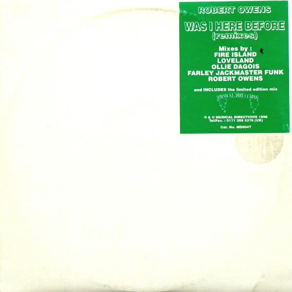 Was I Here Before? (Remixes) - Robert Owens -  - Other (Arrives in 14days)
