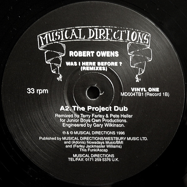 Was I Here Before? (Remixes) - Robert Owens -  - Other (Arrives in 14days)