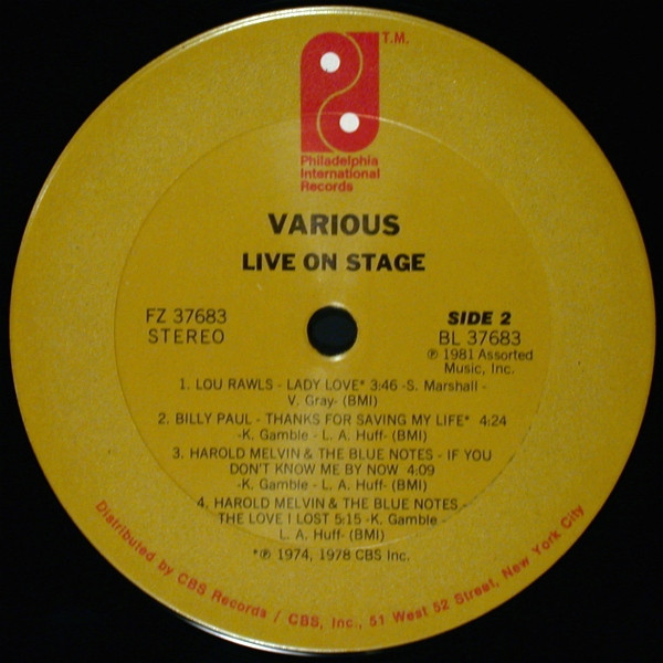 Live On Stage - Various - LP - Pre Owned Vinyl (Arrives in 21days)