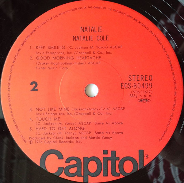 Natalie - Natalie Cole - LP - Pre Owned Vinyl (Arrives in 21days)