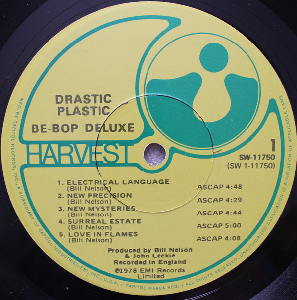 Drastic Plastic - Be-Bop Deluxe* - LP - Pre Owned Vinyl (Arrives in 21days)