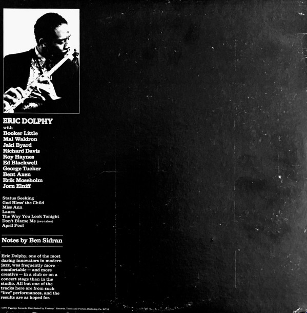 Status - Eric Dolphy - LP - Pre Owned Vinyl (Arrives in 21days)