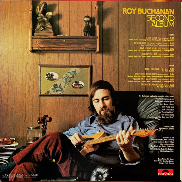 Second Album - Roy Buchanan - LP - Pre Owned Vinyl (Arrives in 21days)
