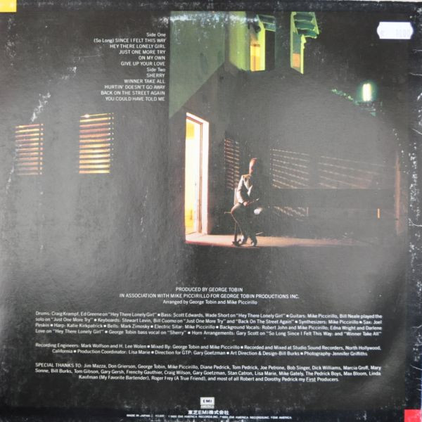 Back On The Street - Robert John - LP - Pre Owned Vinyl (Arrives in 21days)