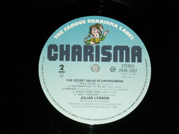 The Secret Value Of Daydreaming - Julian Lennon - LP - Pre Owned Vinyl (Arrives in 21days)