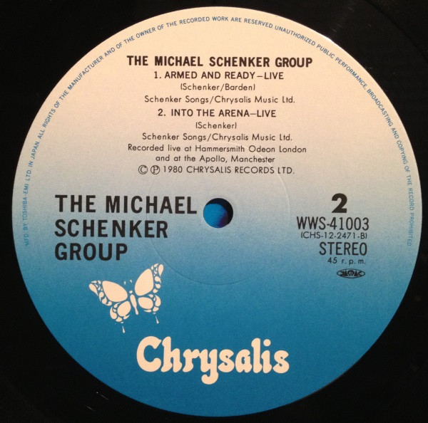 Cry For The Nations - The Michael Schenker Group - LP - Pre Owned Vinyl (Arrives in 21days)