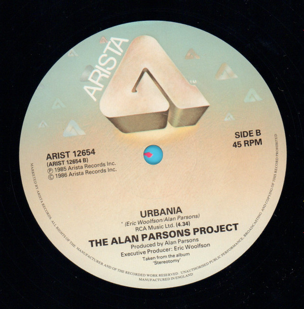 Stereotomy - The Alan Parsons Project - LP - Pre Owned Vinyl (Arrives in 21days)