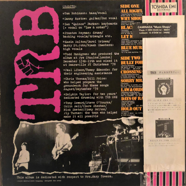 TRB Two - Tom Robinson Band - LP - Pre Owned Vinyl (Arrives in 21days)