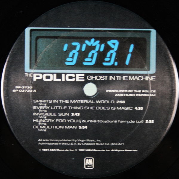 Ghost In The Machine - The Police - LP - Pre Owned Vinyl (Arrives in 21days)