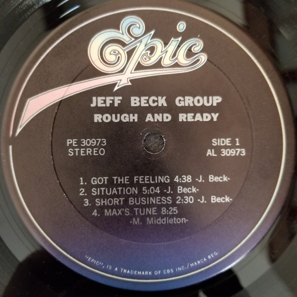 Rough And Ready - Jeff Beck Group - LP - Pre Owned Vinyl (Arrives in 21days)
