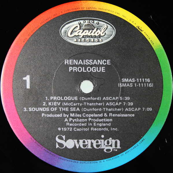 Prologue - Renaissance (4) - LP - Pre Owned Vinyl (Arrives in 21days)