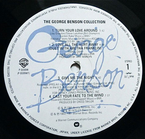 The George Benson Collection - George Benson - LP - Pre Owned Vinyl (Arrives in 21days)