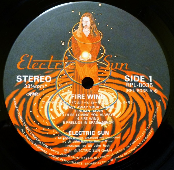 Fire Wind - Electric Sun - LP - Pre Owned Vinyl (Arrives in 21days)