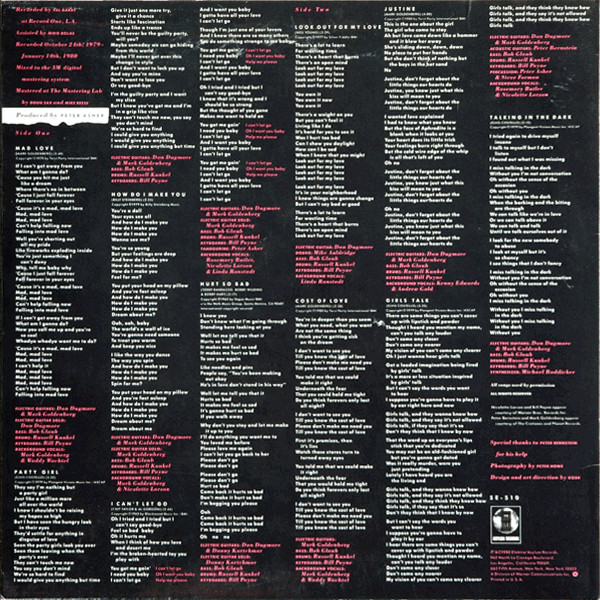 Mad Love - Linda Ronstadt - LP - Pre Owned Vinyl (Arrives in 21days)