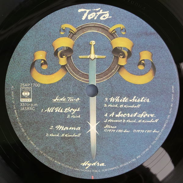 Hydra - Toto - LP - Pre Owned Vinyl (Arrives in 21days)