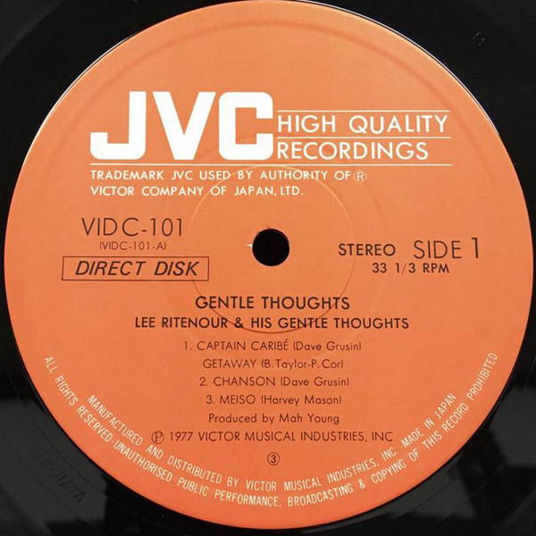 Lee Ritenour &amp; His Gentle Thoughts TAKE-2 - Lee Ritenour - LP - Pre Owned Vinyl (Arrives in 21days)