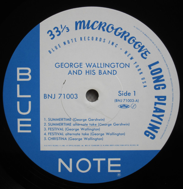 George Wallington Showcase - George Wallington And His Band - LP - Pre Owned Vinyl (Arrives in 21days)