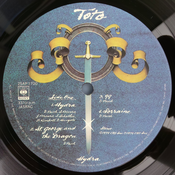 Hydra - Toto - LP - Pre Owned Vinyl (Arrives in 21days)
