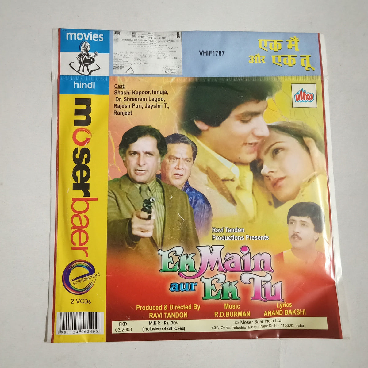 Ek Main aur Ek Tu - Various  Sealed Video CD