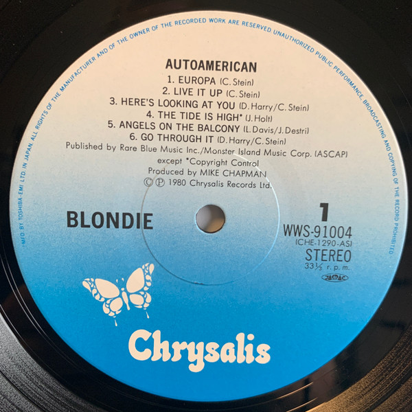 AutoAmerican - Blondie - LP - Pre Owned Vinyl (Arrives in 21days)