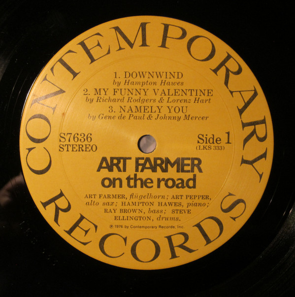 On The Road - Art Farmer - LP - Pre Owned Vinyl (Arrives in 21days)