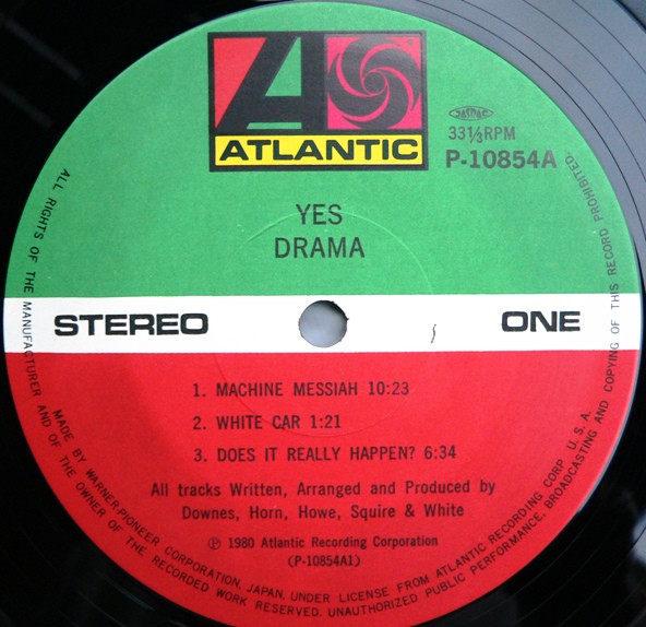 Drama - Yes - LP - Pre Owned Vinyl (Arrives in 14days)