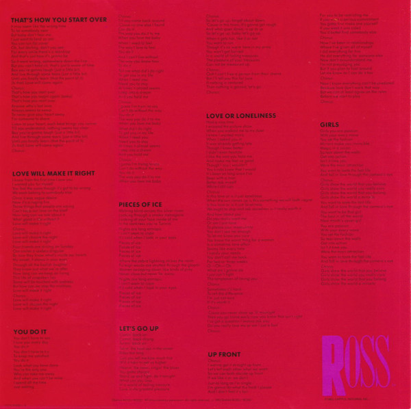 Ross - Diana Ross - LP - Pre Owned Vinyl (Arrives in 14days)